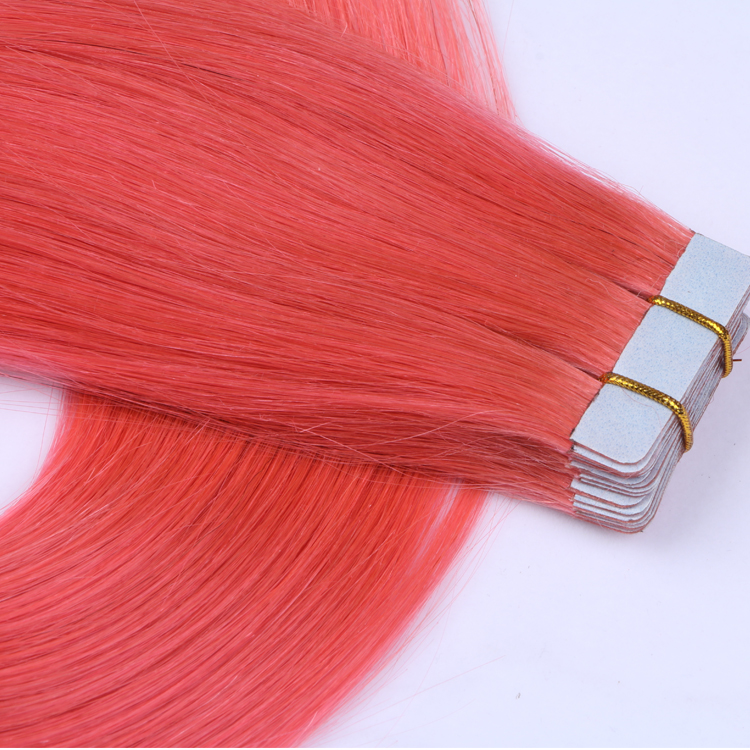 Wholesale human hair tape hair weave SJ0043